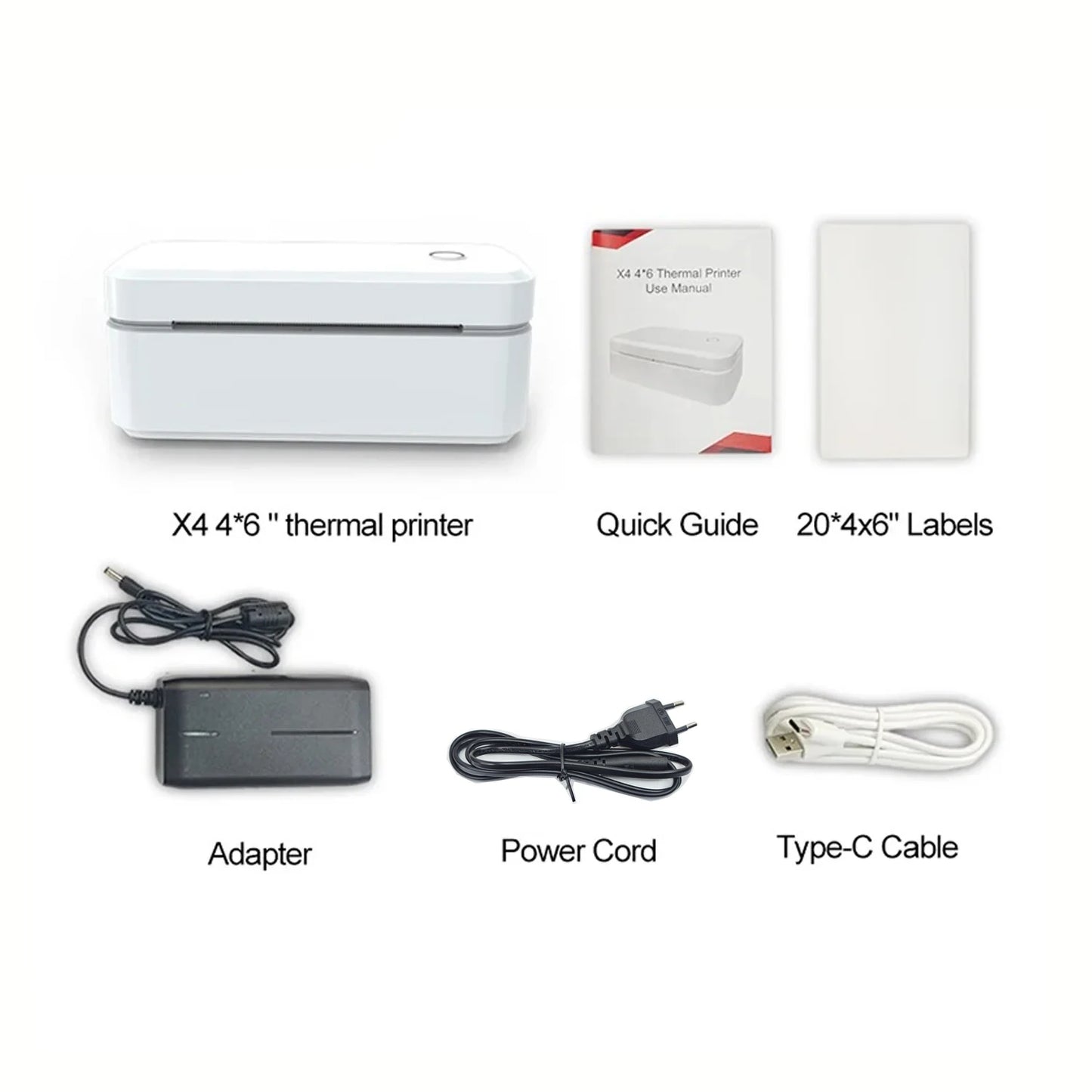 Wireless Thermal Label Printer