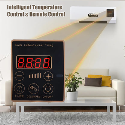 Wall-Mounted Heater & Fan Combo