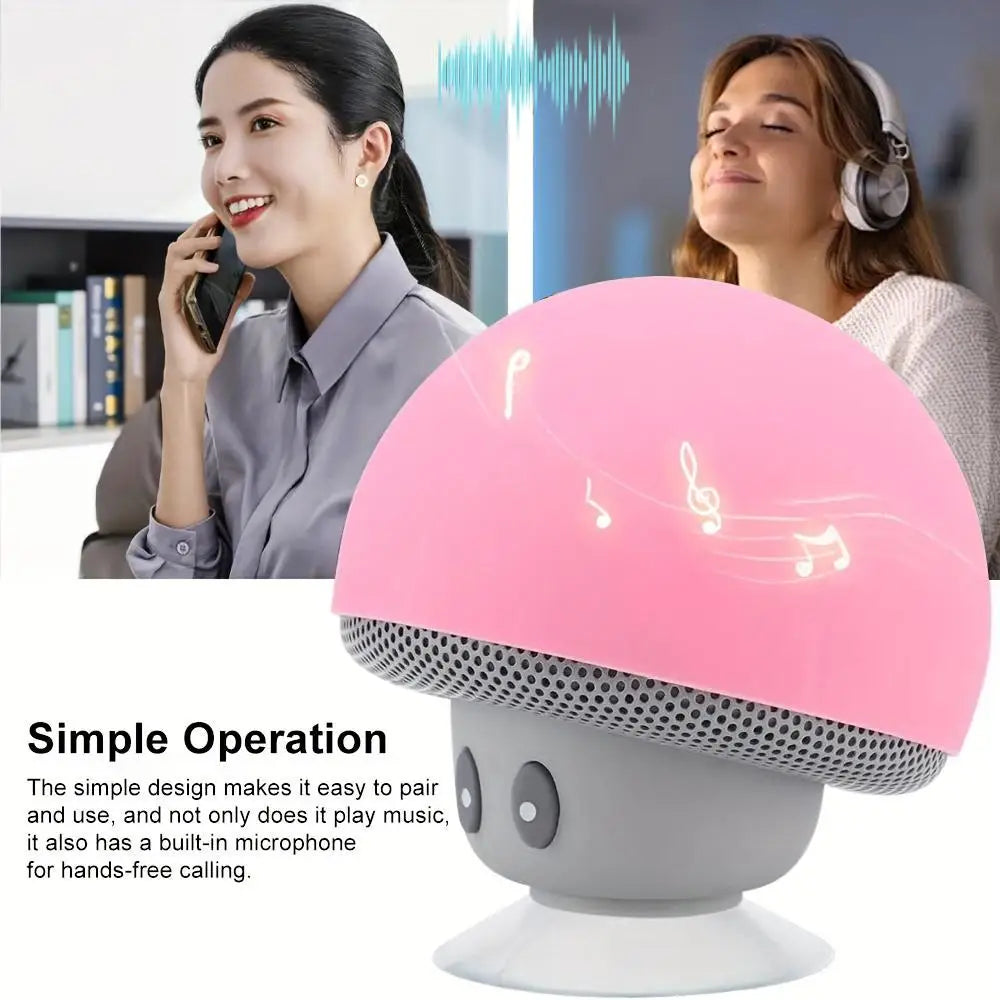 Mini Cartoon Mushroom Speaker