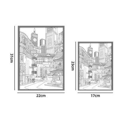 Layered LED Art Night Light