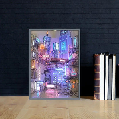 Layered LED Art Night Light