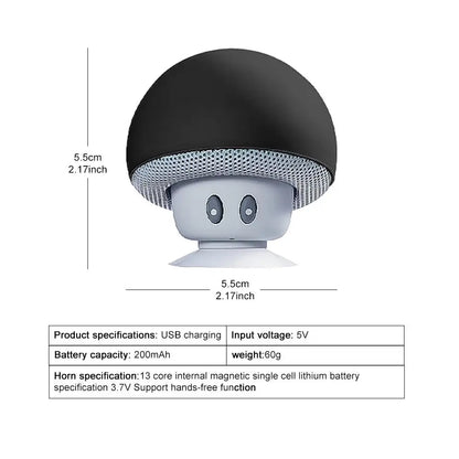 Mini Cartoon Mushroom Speaker