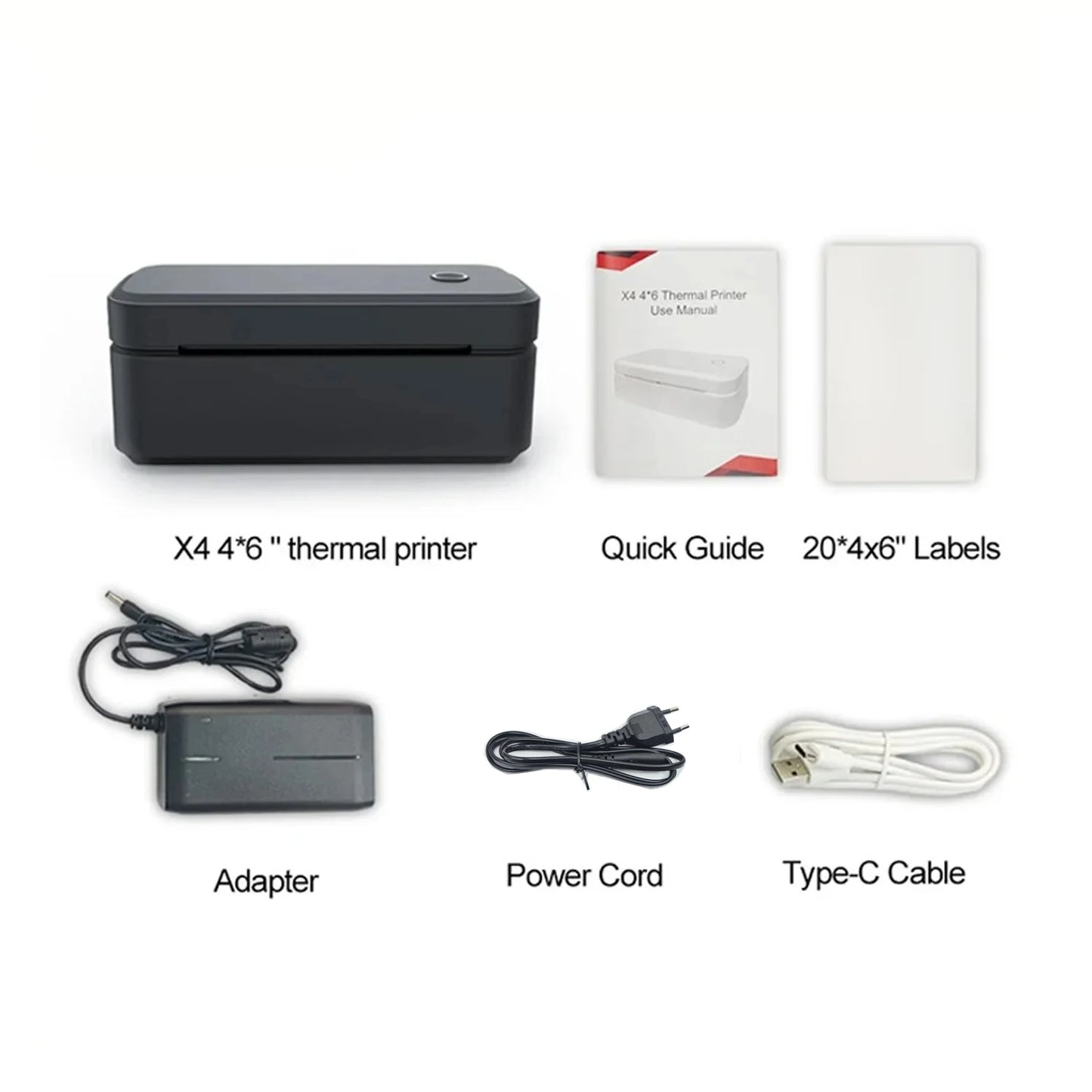 Wireless Thermal Label Printer