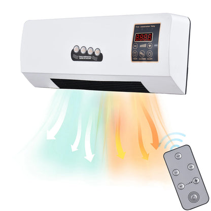 Wall-Mounted Heater & Fan Combo