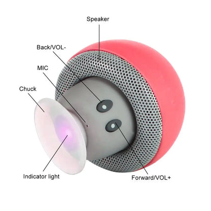 Mini Cartoon Mushroom Speaker
