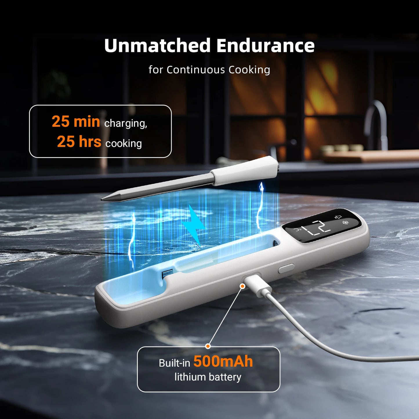 Mini Wireless Meat Thermometer