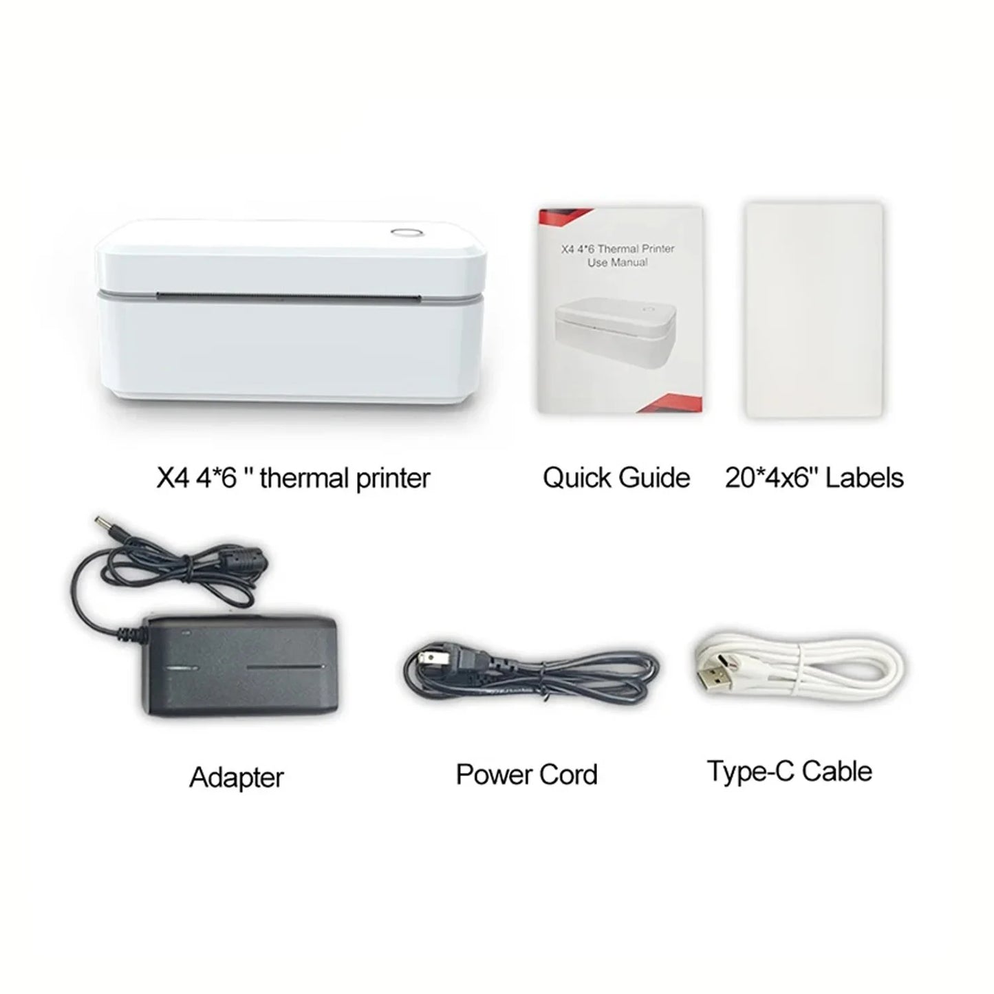 Wireless Thermal Label Printer