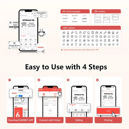 Compact Thermal Label Printer