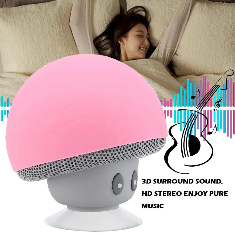 Mini Cartoon Mushroom Speaker