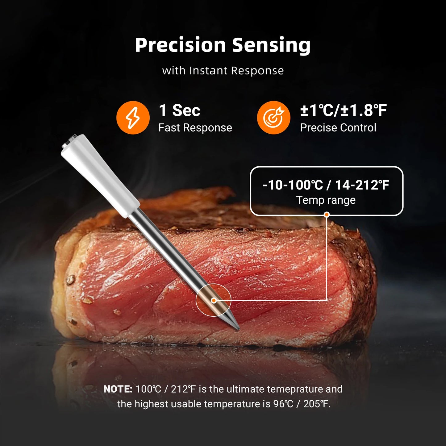 Mini Wireless Meat Thermometer